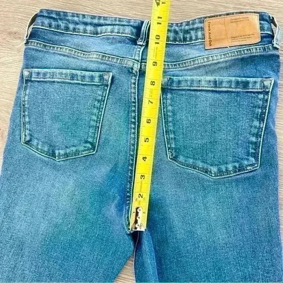 FRANK & OAK BLUE SKINNY JEANS SIZE 29 STRETCH DENIM - Picture 11 of 14